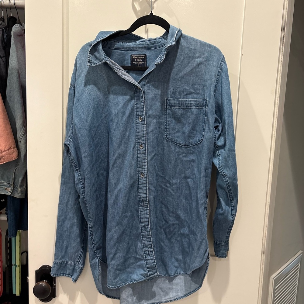 Abercrombie Denim Button-Up Shirt